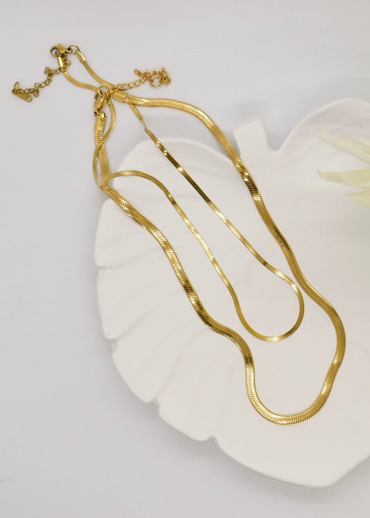 snake golden necklaces