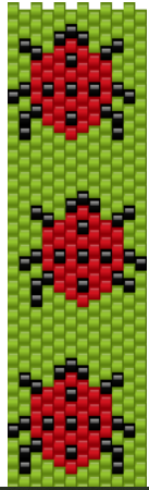 PDF LADYBUG BRACELET DIGITAL DOWNLOAD