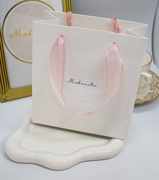 misbonit pink gift bag limited edition christmas