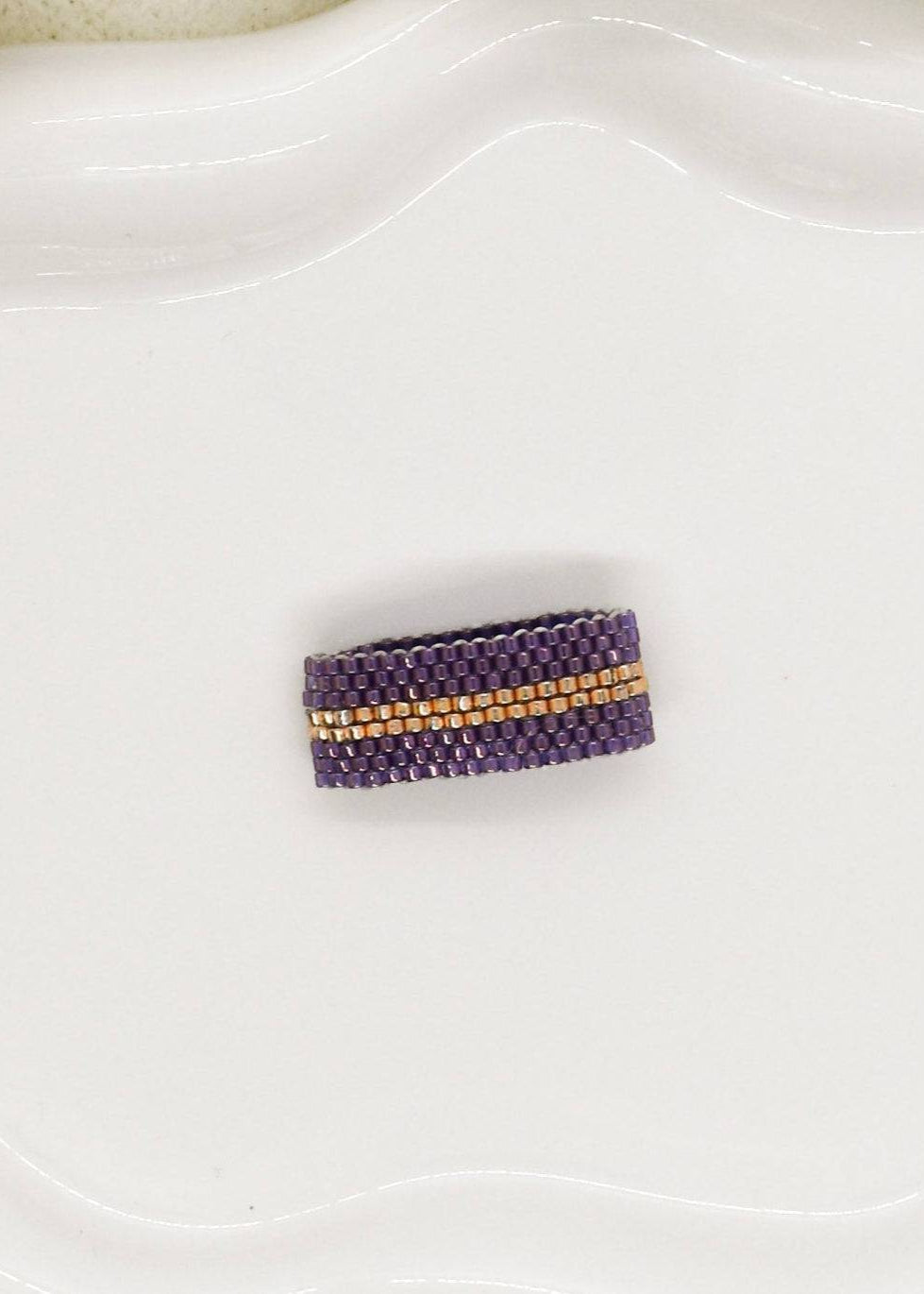miyuki purple rings