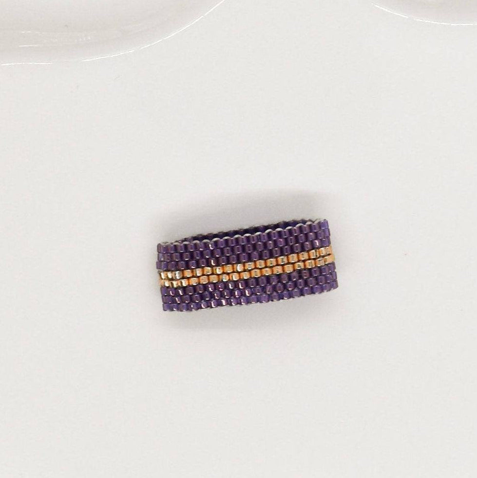 miyuki purple rings