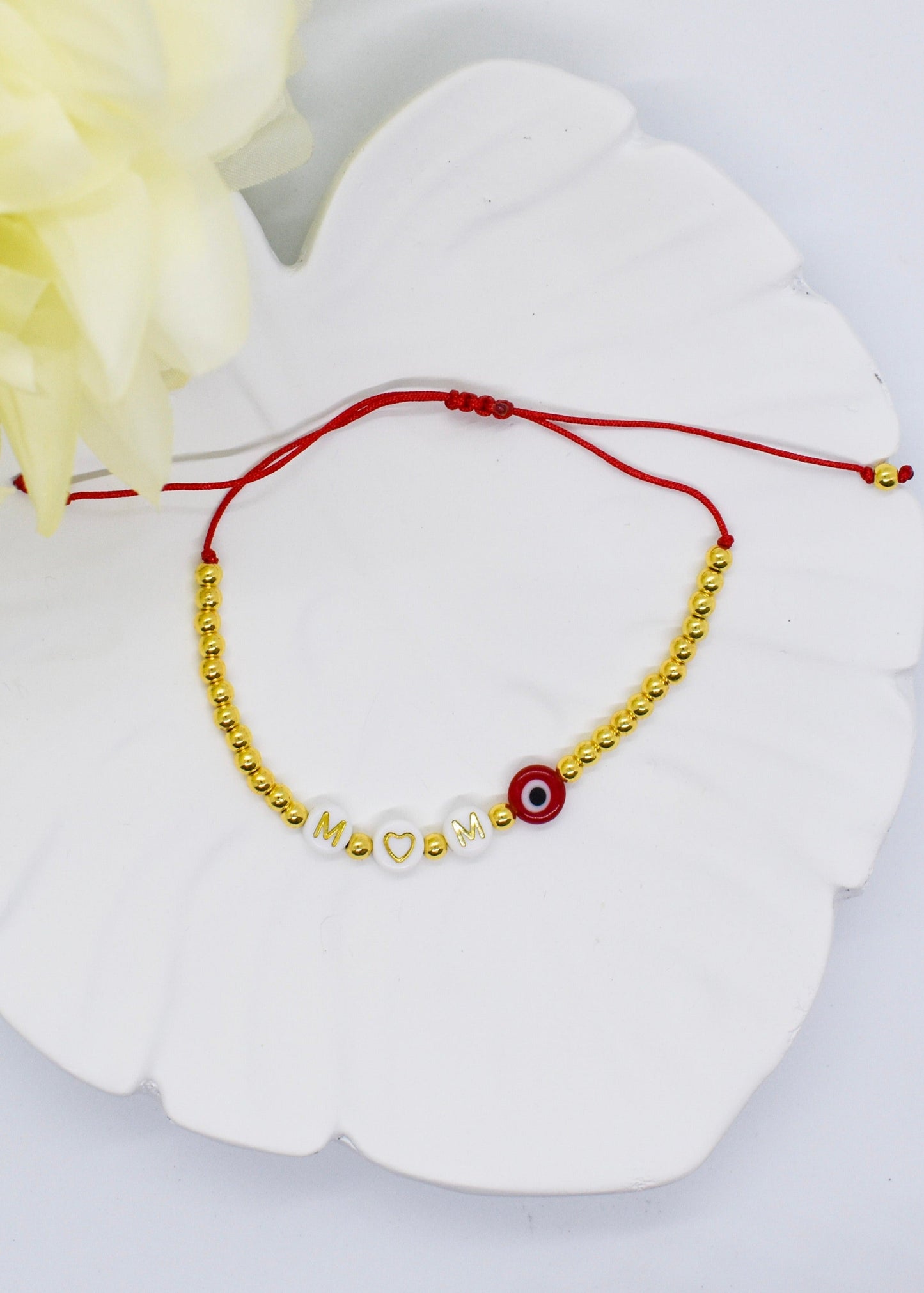 mom evil eye bracelet