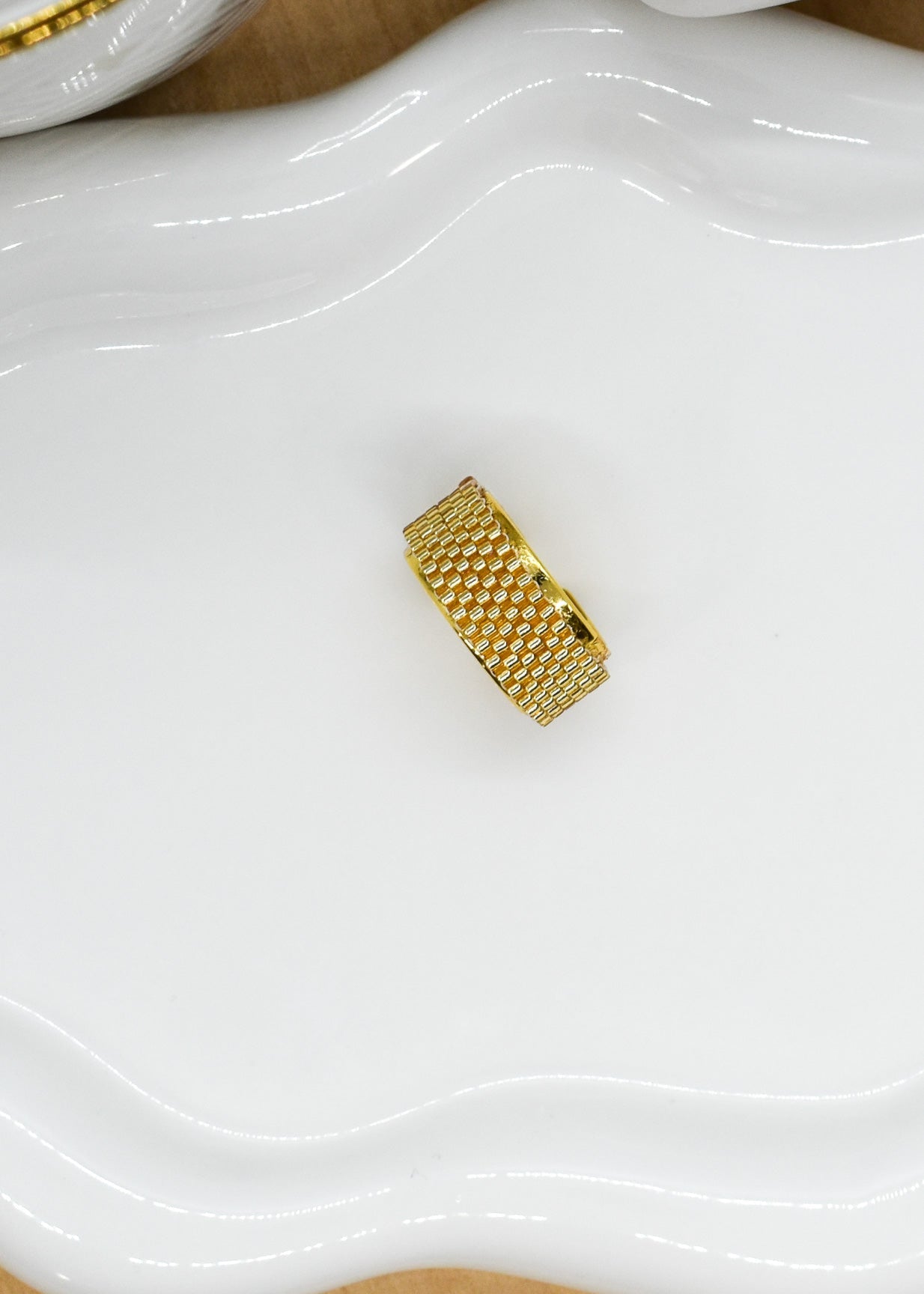 open beaded miyuki ring