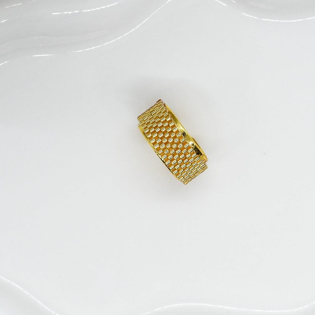 open beaded miyuki ring