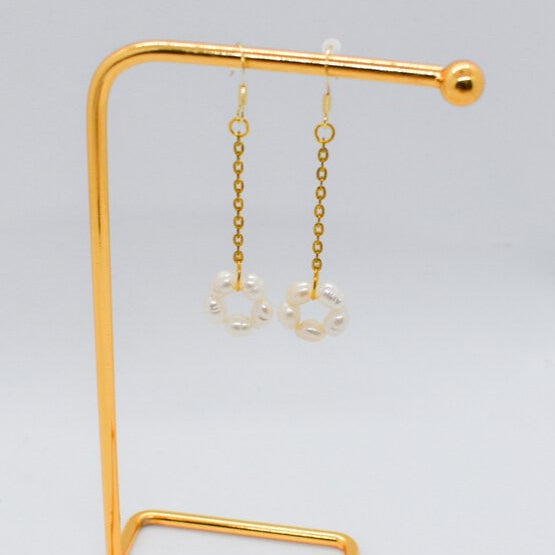 pearl earrings