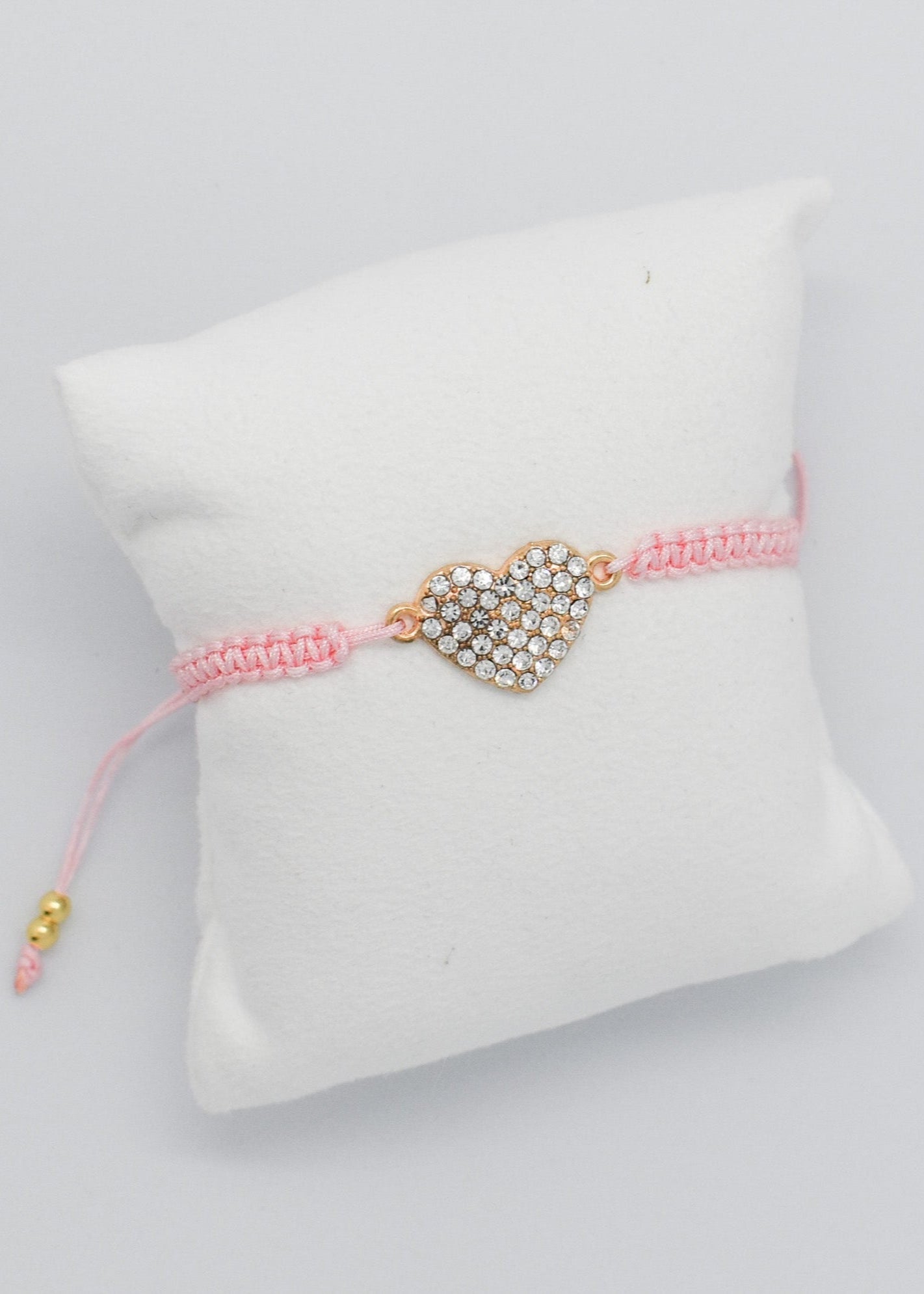 pink strass bracelet