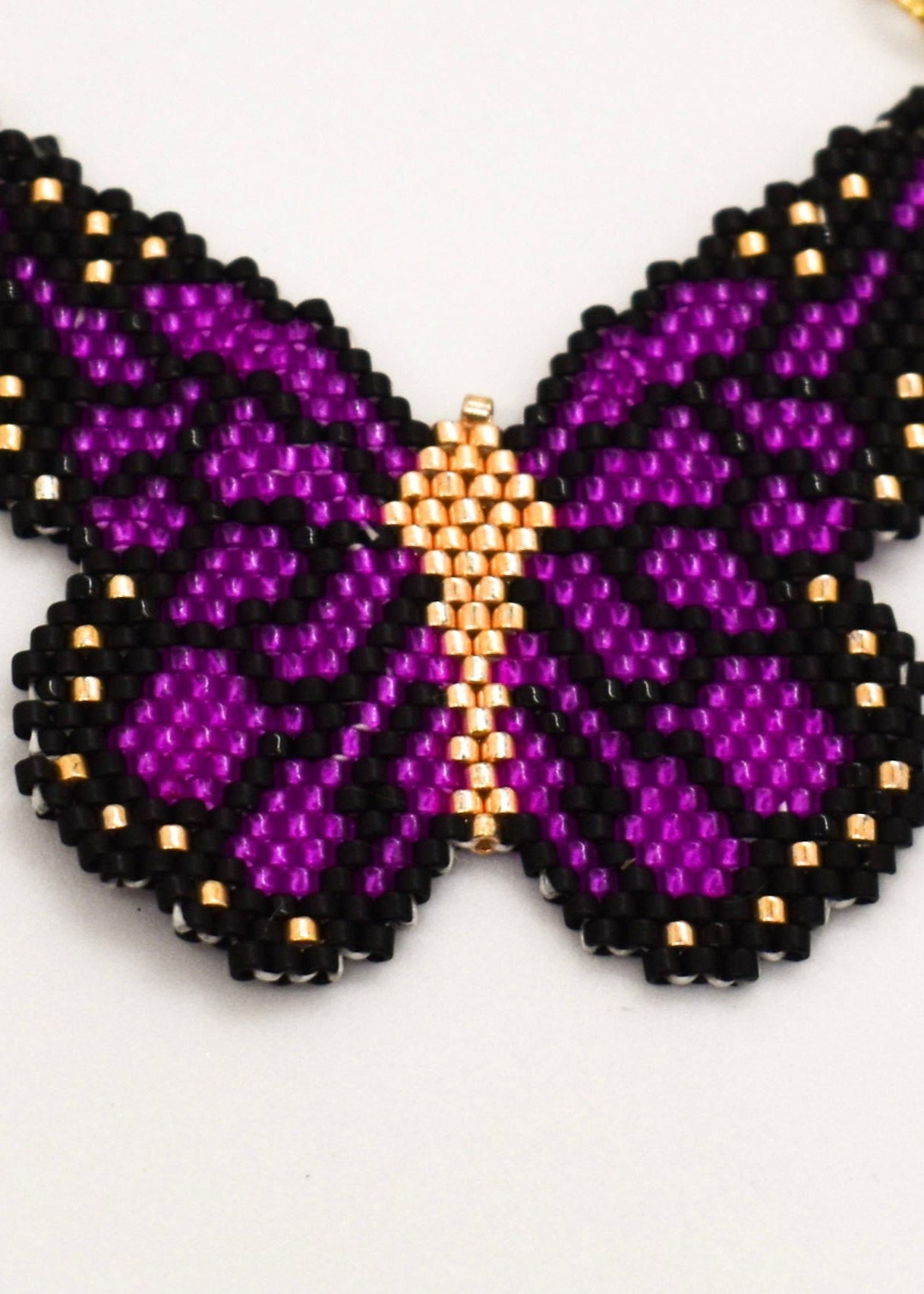 purple butterfly zoomed in