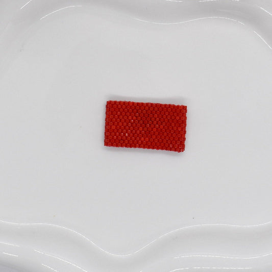 red beaded ring
