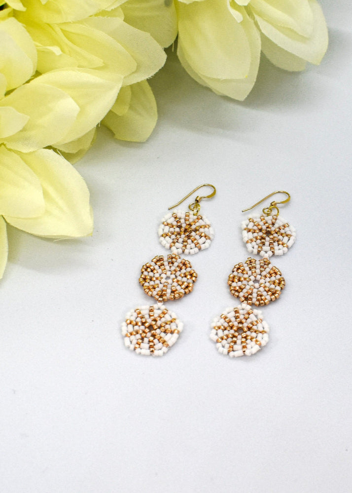 rondelle earrings