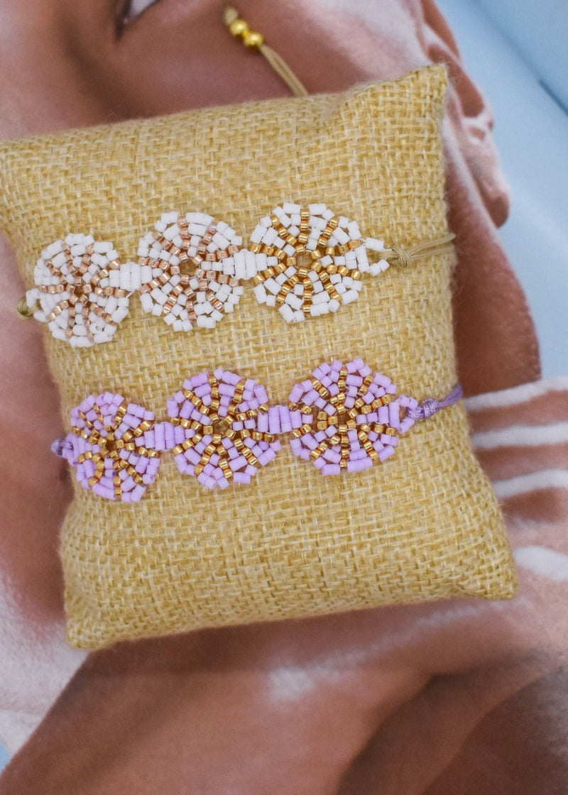 rondelles beaded bracelet