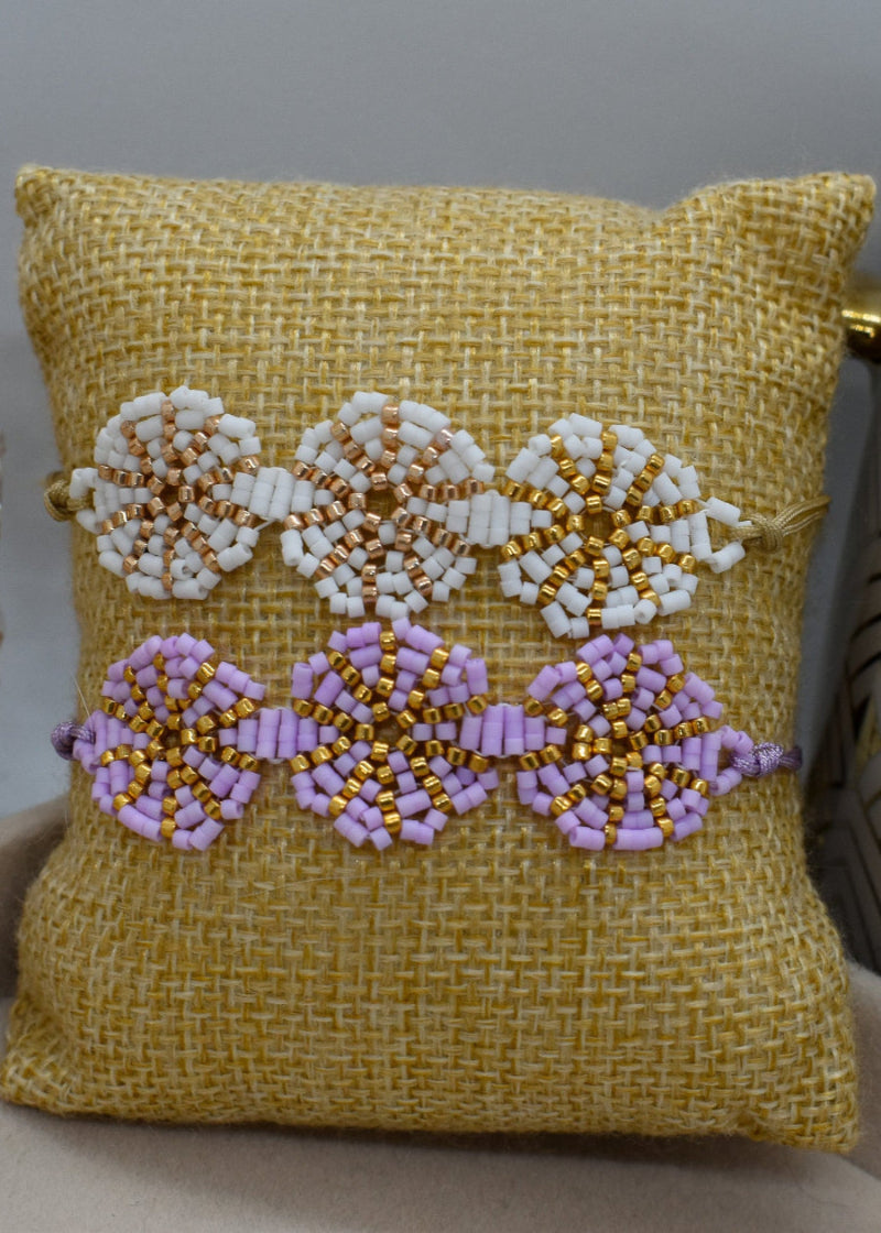 rondelles beaded bracelets