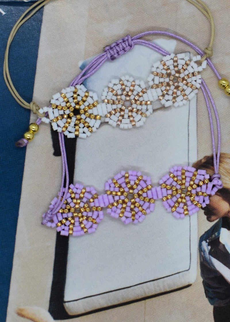 rondelles beaded braceletss