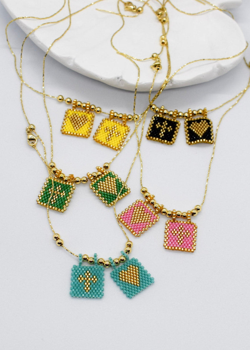 scapular necklaces miyuki