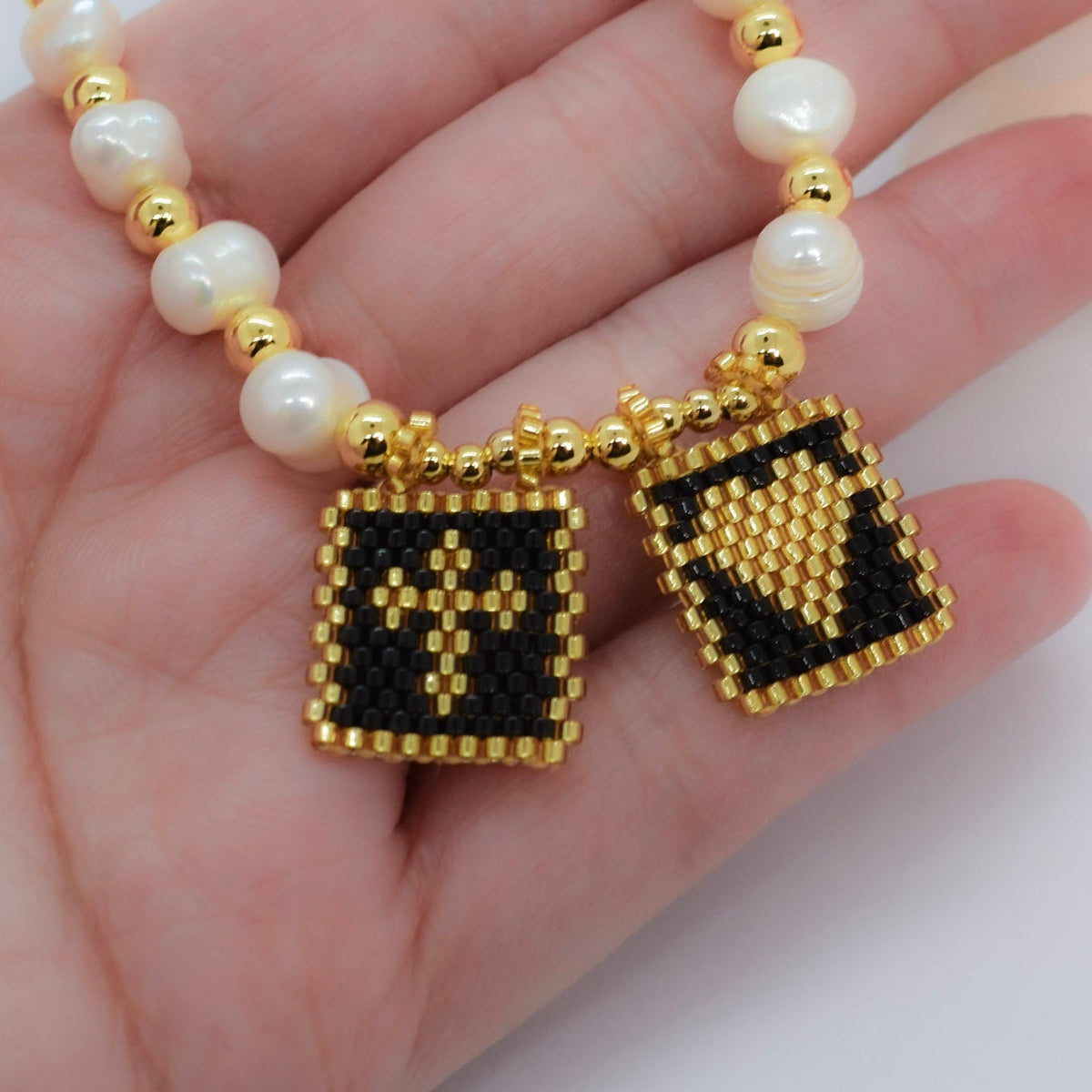 Black scapular bracelet