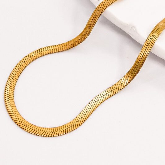 snake necklace thick