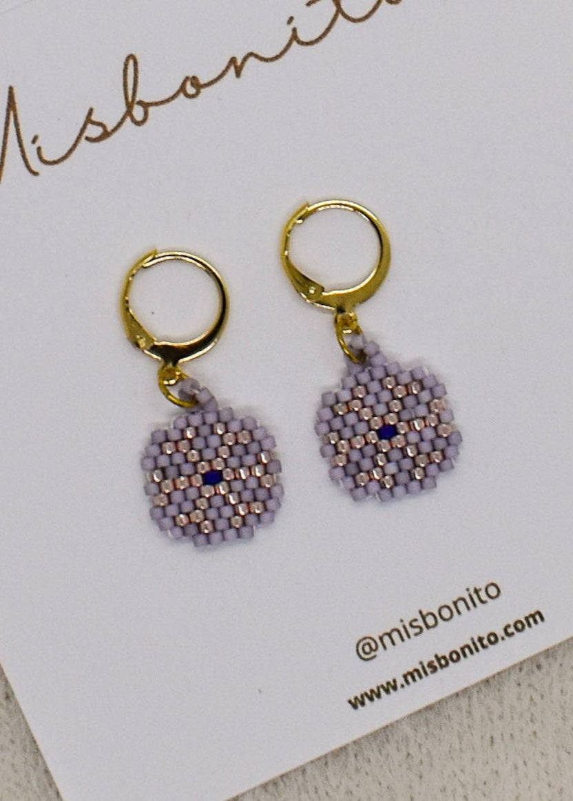snowpurple earring