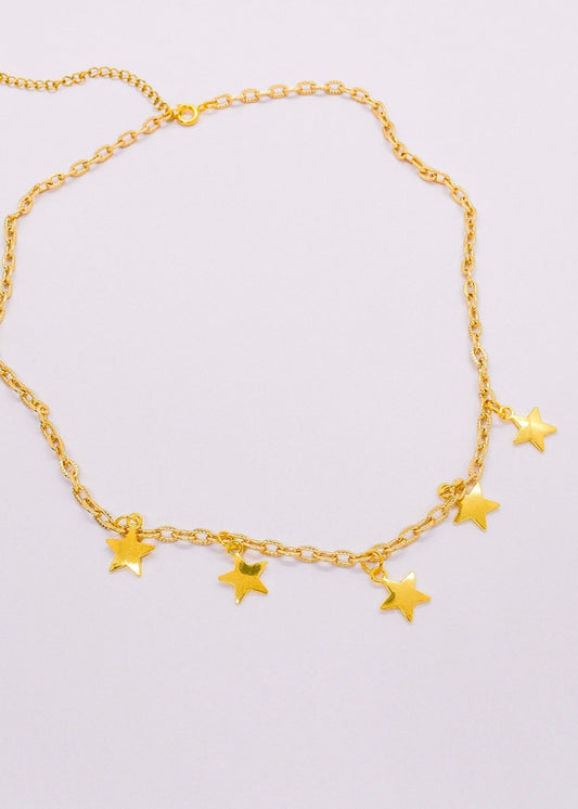 Golden Stars Necklace