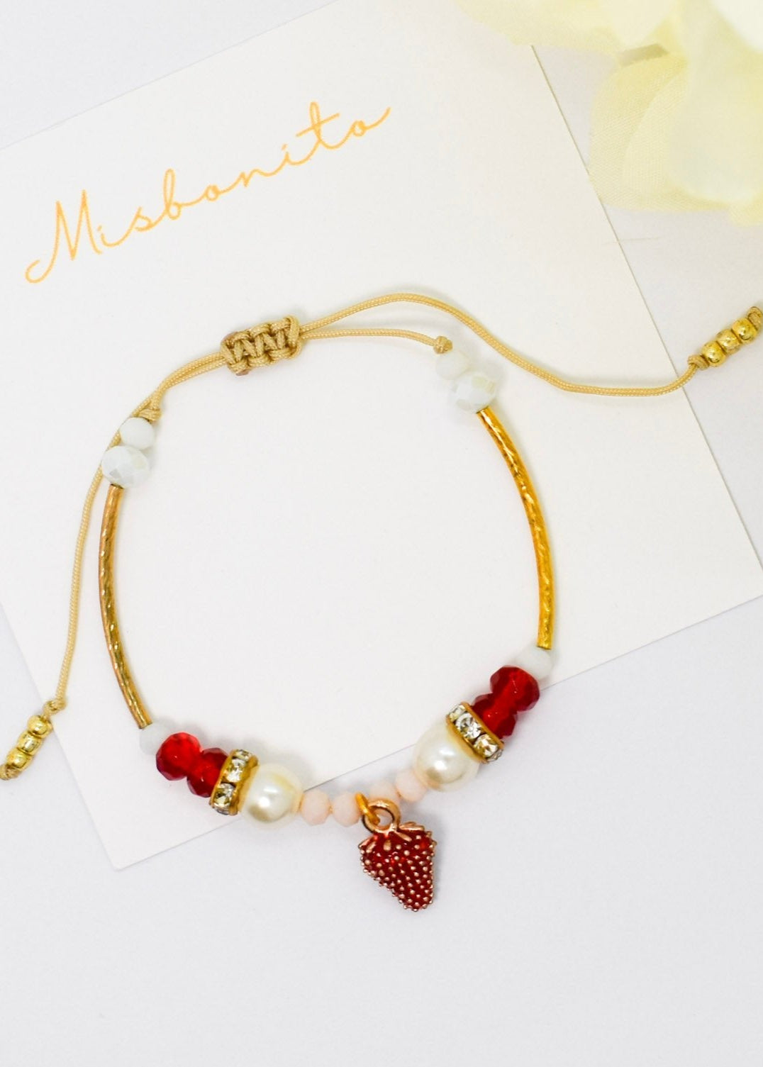 strawberry bracelet