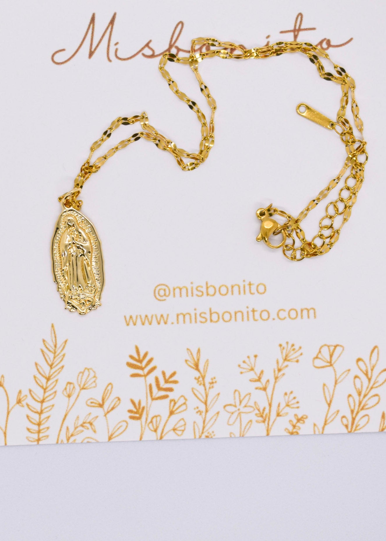 virgin siluetas necklace