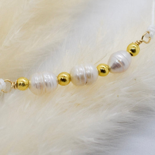 wirewrapped pearls bracelets