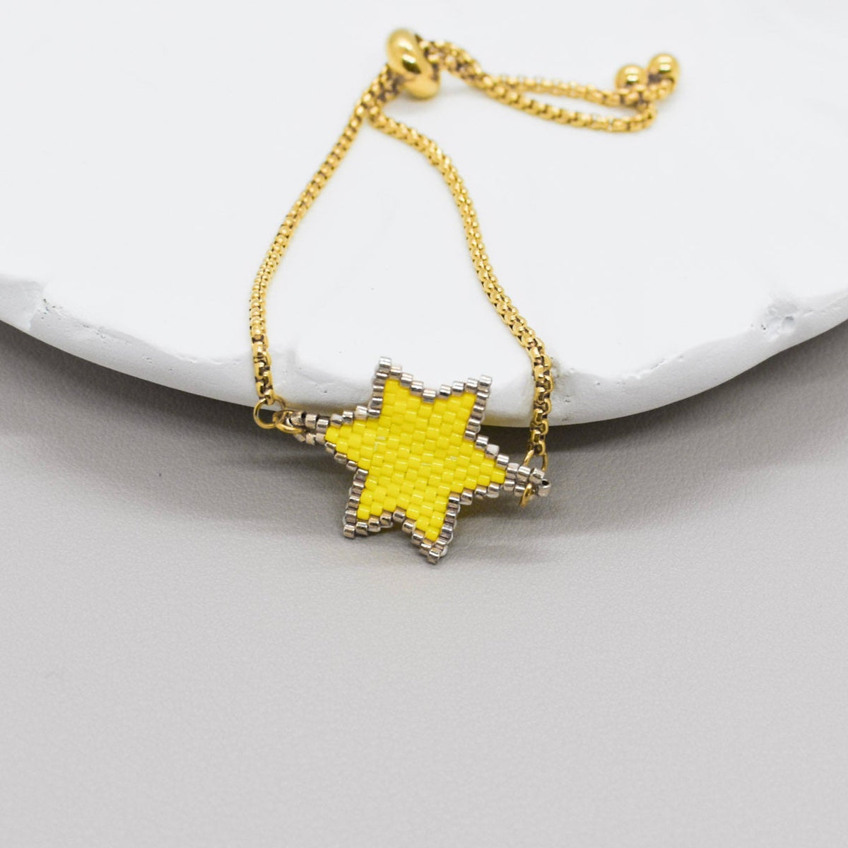 yellow star bracelet