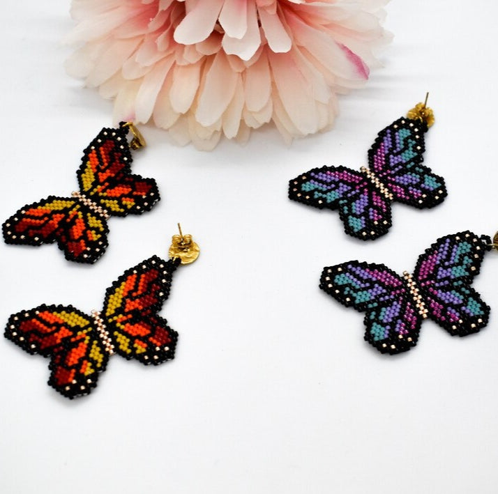 Monarch Butterfly earrings