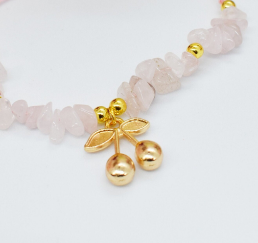 Rose quartz bracelet