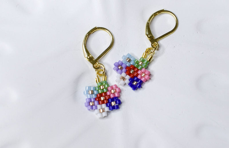 beaded summer flower miyuki bracelet