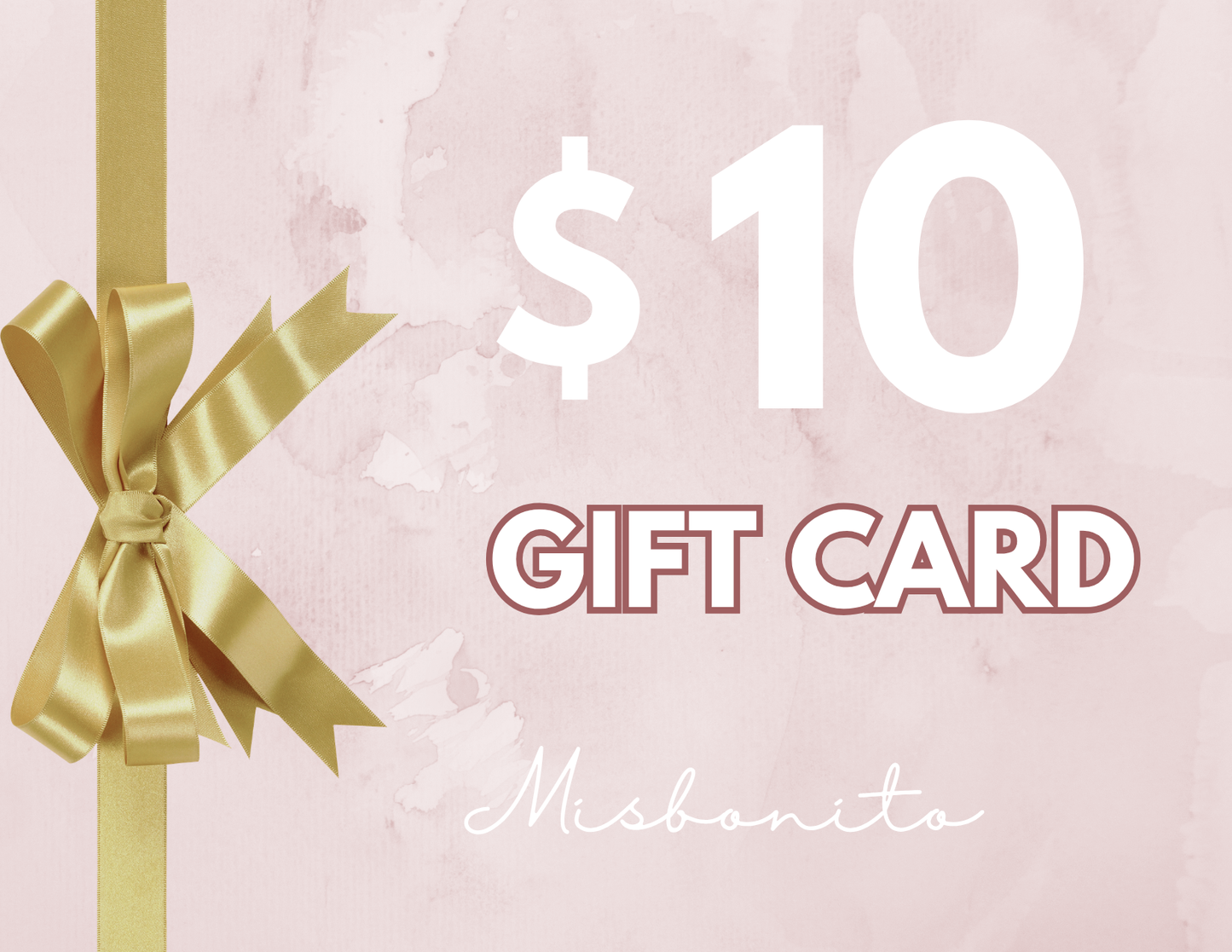 Misbonito Jewelry Gift Card