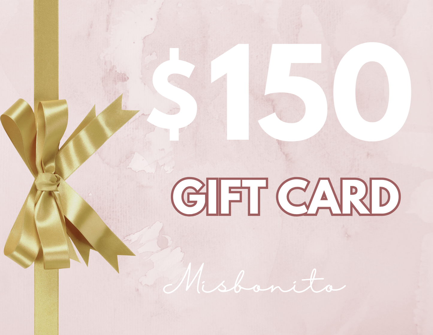 Misbonito Jewelry Gift Card