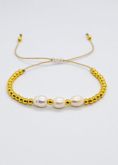 3 pearls bracelet