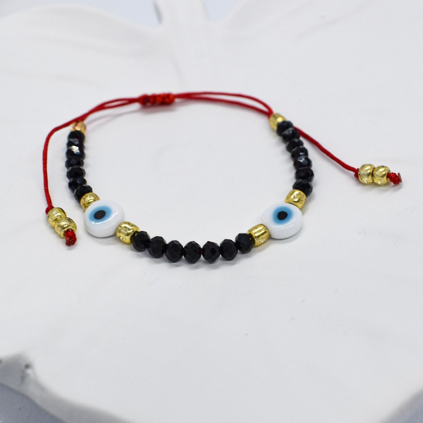 Black evil eye bracelet