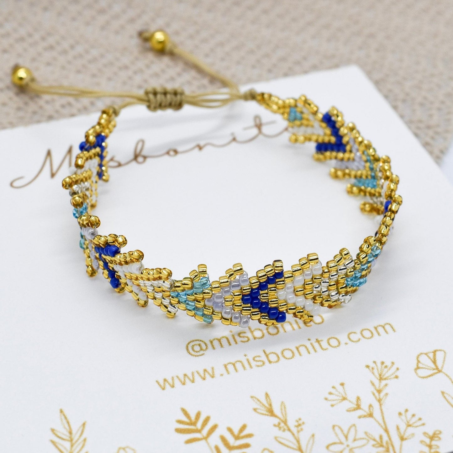 Blue arrow bracelets