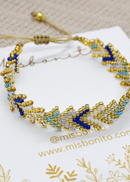 Blue arrow bracelets