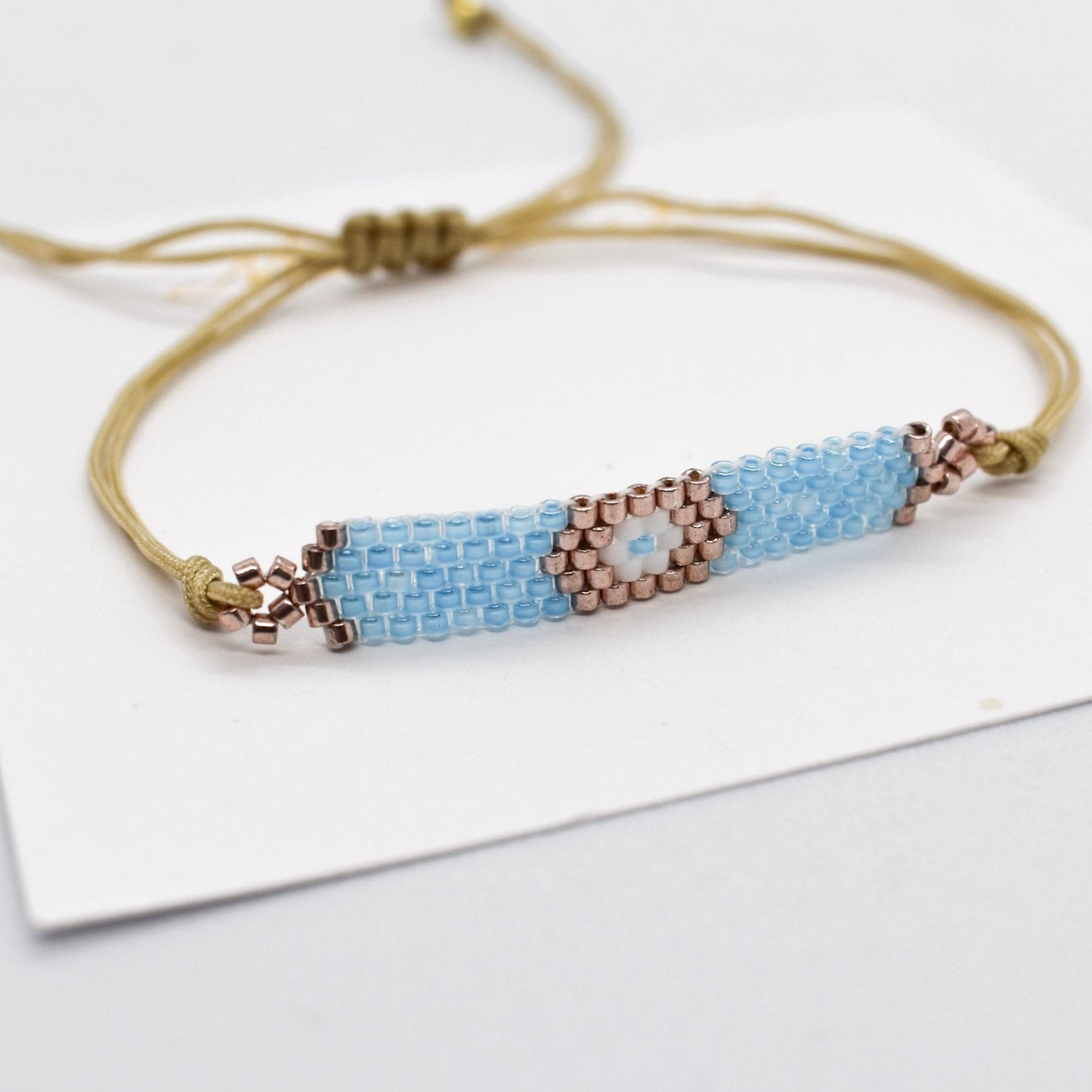 Blue evil eye bracelet