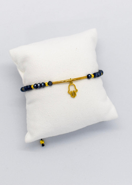Blue hansa bracelets 