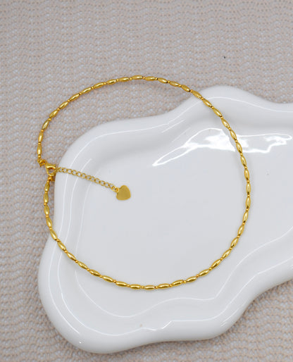 GOLDEN RICE NECKLACE