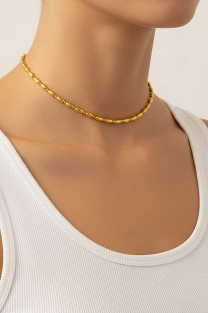 GOLDEN RICE NECKLACE