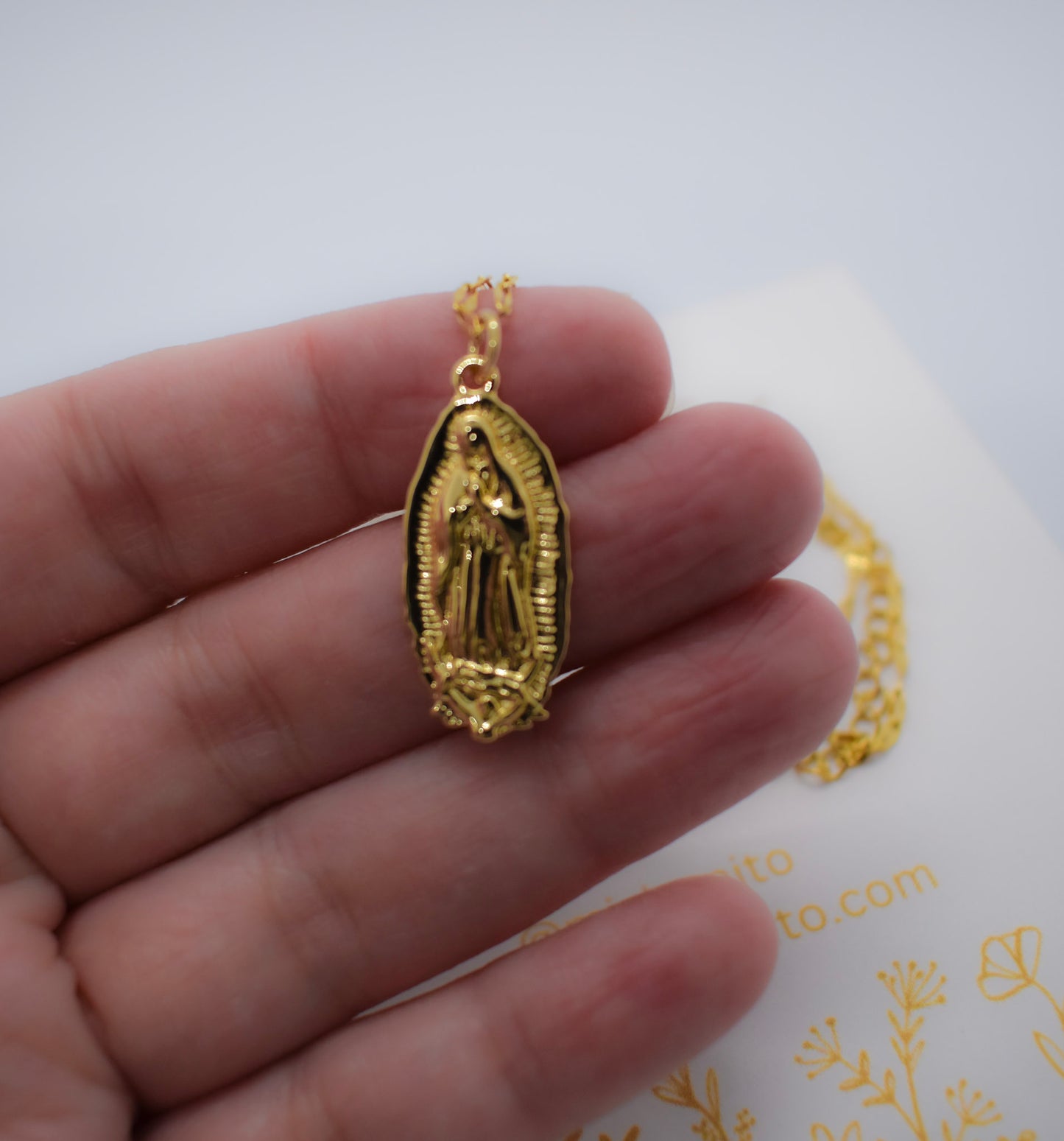 VIRGIN MARY NECKLACE (Silhouette)