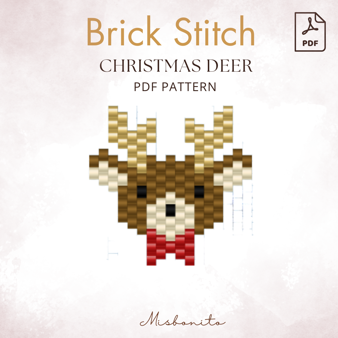 PDF CHRISTMAS DEER DIGITAL DOWNLOAD