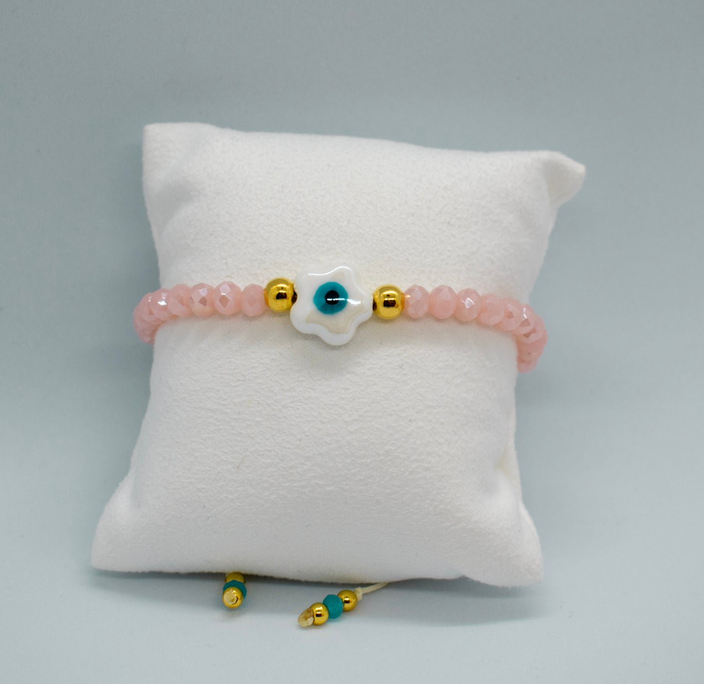 Evil eye crystals bracelet