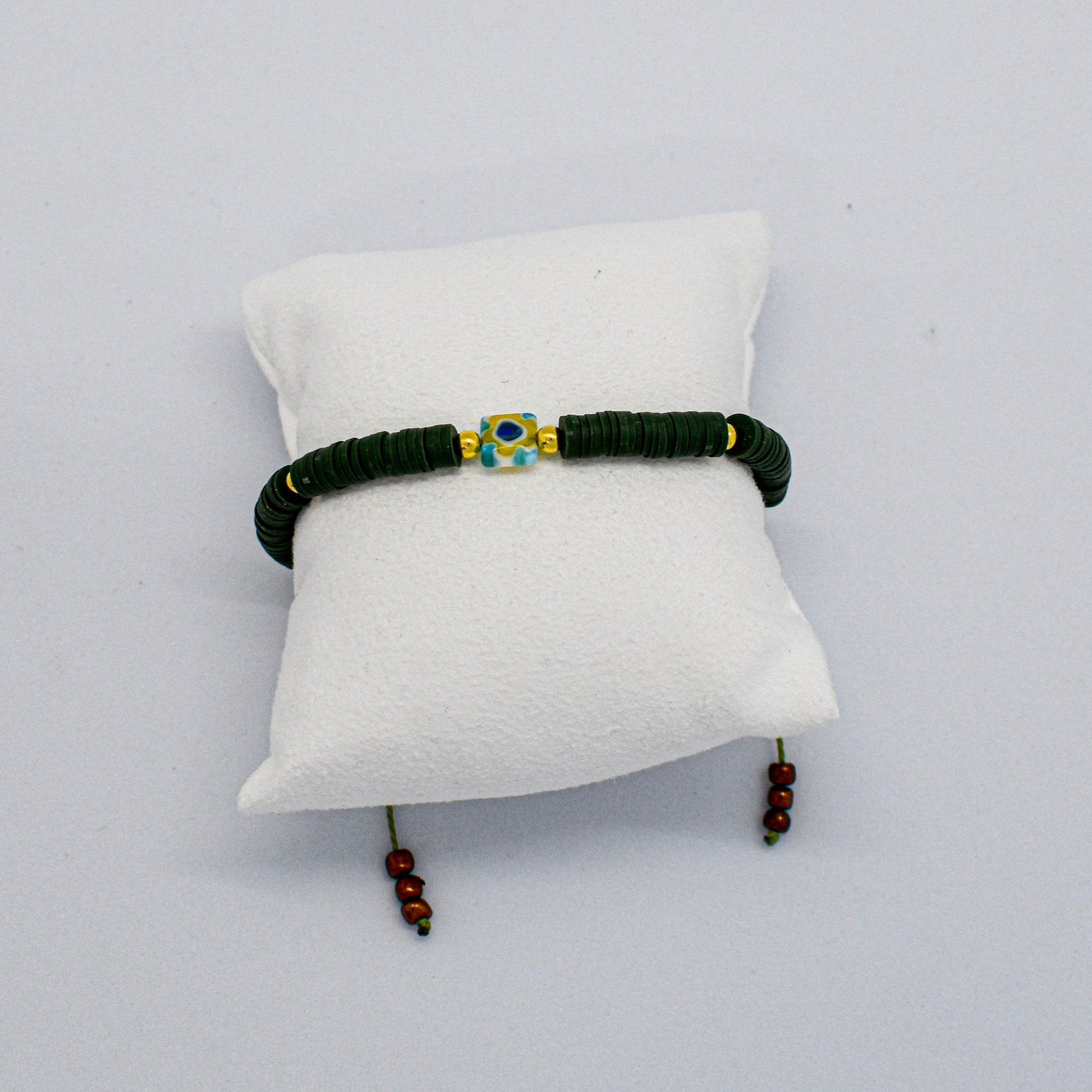 Evil_eye_polymery_clay_bracelet_green