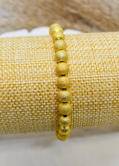 Golden frosted bracelets medium