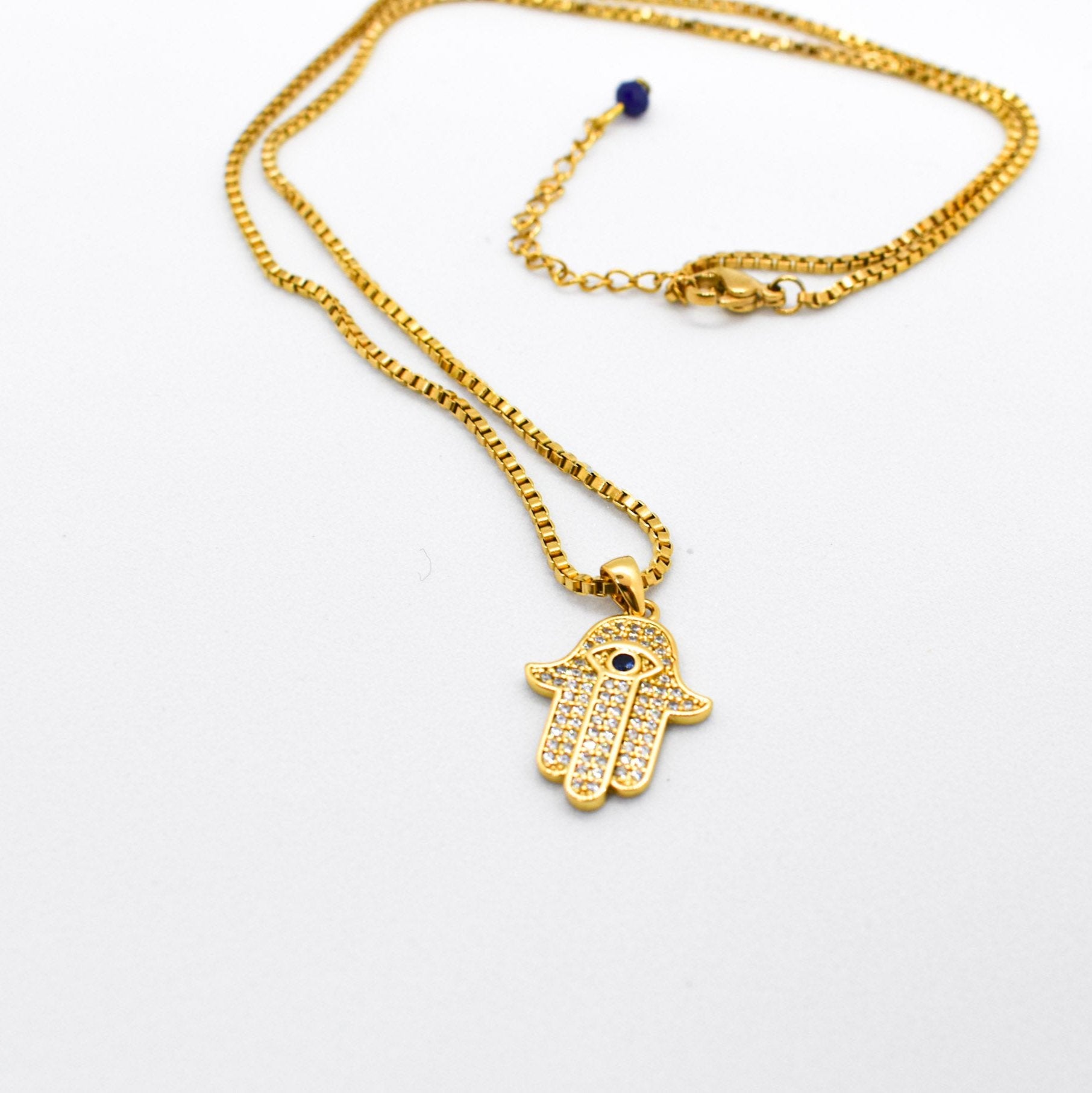 Hamsa Hand Charm Necklace