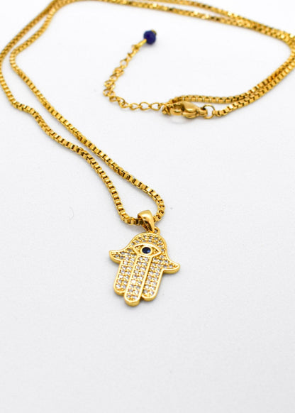 Hamsa Hand Charm Necklace
