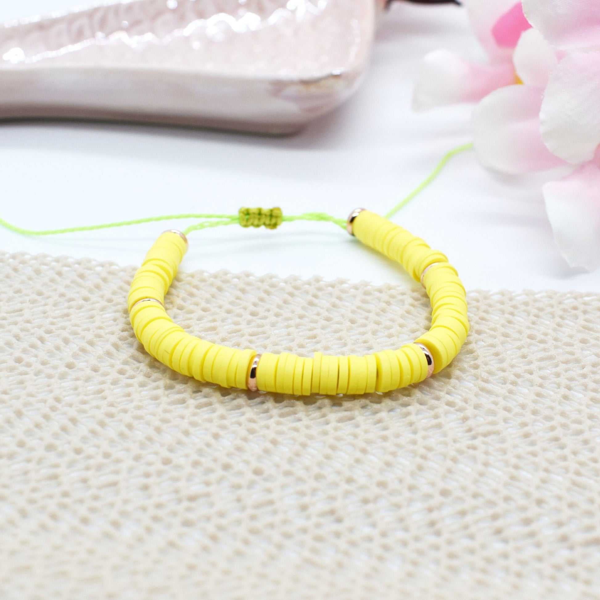 Hehishi amarilla bracelet