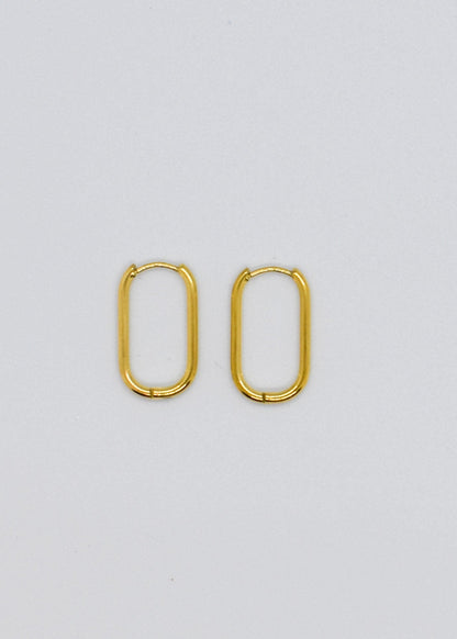 Rectangle Hoop Earrings