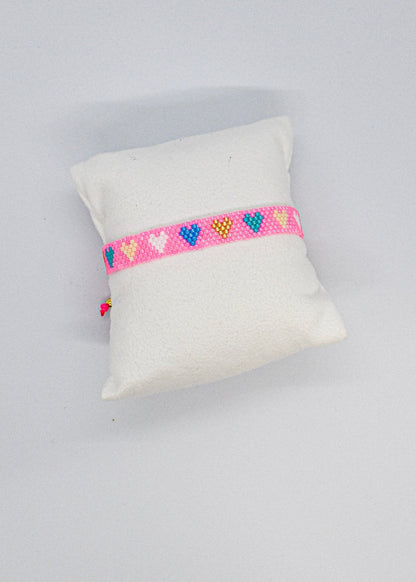 Pink multicolor bracelet