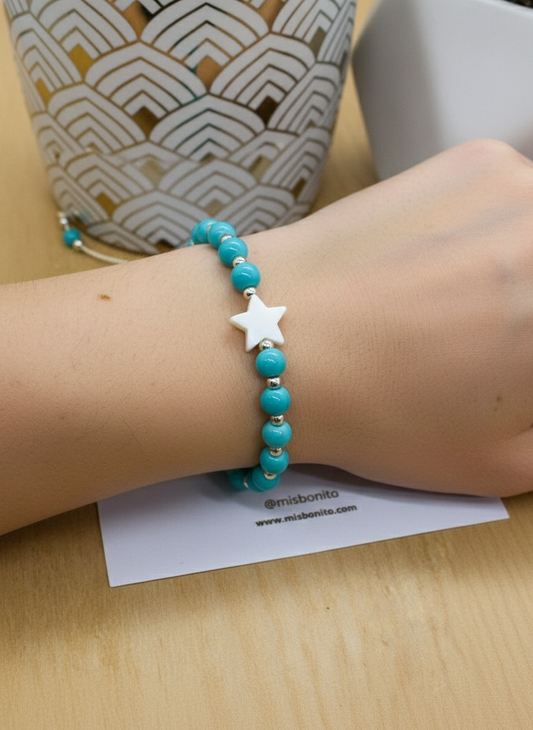 TURQUOISE STAR BRACELET