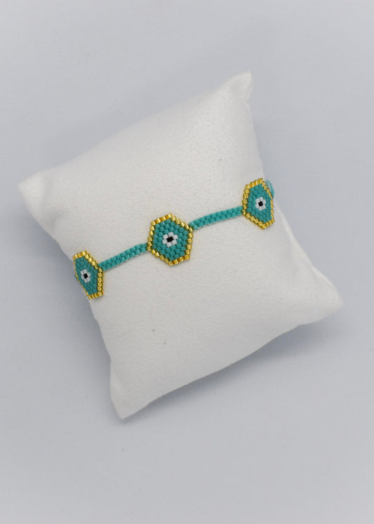 Turquoise evil bracelets 